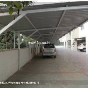 Car Parking Shed Fiber Shed For Car Parking Slant Roof Shed Design N0-785