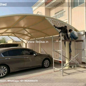 Car Parking Shed Gadi Parking Shed Sloped Roof Shed Design N0-789