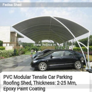 Parking Shed Car Parking Fiber Shed Steel Patra Shed N0-1038