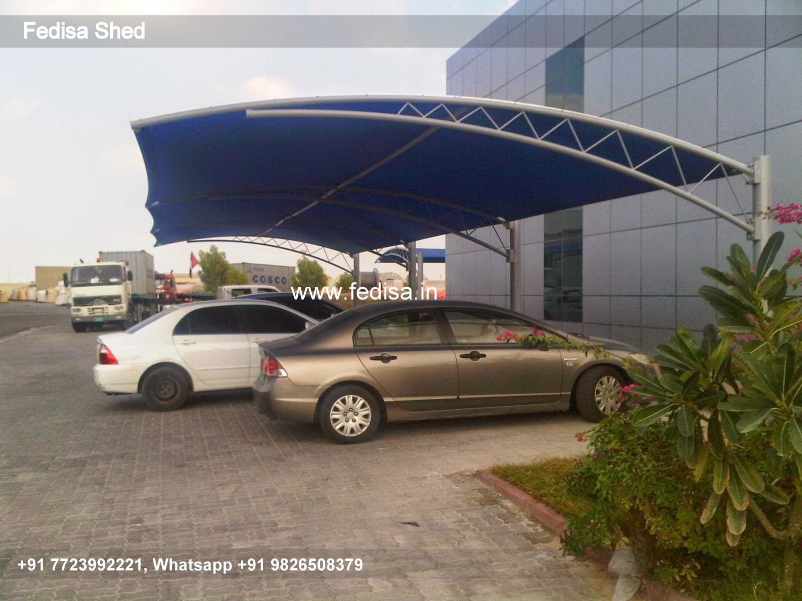 Car Parking Shed Gadi Parking Shed Garbage Storage Shed Plans N0-1533