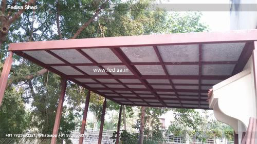 Car Parking Shed Cantilever Parking Shed Small Factory Shed Design N0-1881