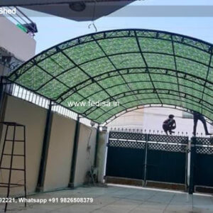 Car Parking Shed Fiber Parking Shed Industrial Shed Costing N0-2085