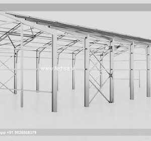 Industrial Shed Design with Durable Roofing Solutions No-0017