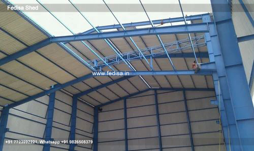 Industrial Shed Design with Modern Roofing Panels No-0034