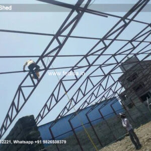 Industrial Shed Design with Durable Construction Material No-0038