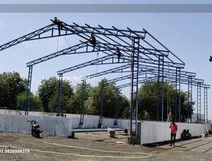 Industrial Shed Design with Attractive Roof Architecture No-0077