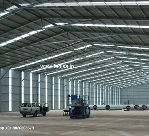 Industrial Shed Design with Advanced Roofing System No-0091