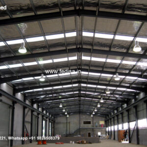 Industrial Shed Design with Spacious Open Floor Plan No-0104