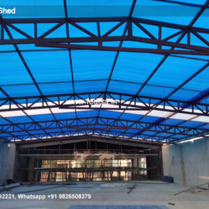 Industrial Shed Design for Heavy Equipment Storage No-0129