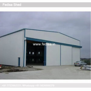 Industrial Shed Design with Steel Beam Framework No-0141