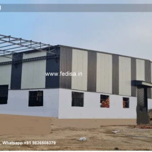 Industrial Shed Design with Modern Open Span Roofing No-0173