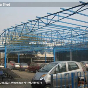 Industrial Shed Design with Heavy Duty Structural Support No-0180