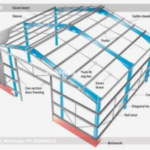 Industrial Shed Design for Industrial Warehouse Construction No-0181