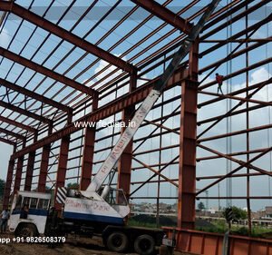 Industrial Shed Design for Warehouse and Production Units No-0185