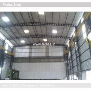 Industrial Shed Design with Contemporary Steel Construction No-0231