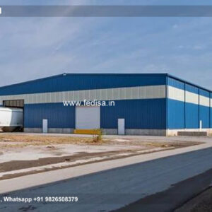 Industrial Shed Design with Weather Resistant Construction No-0262