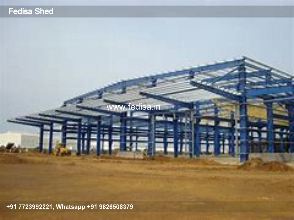 Industrial Shed Design with Spacious Factory Layout No-0286