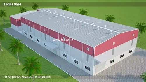 Industrial Shed Design for Commercial Logistics Warehouses No-0308