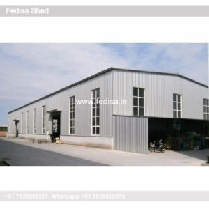 Industrial Shed Design with Durable Roof Framework No-0311