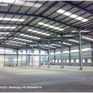 Industrial Shed Design with Strong Roofing Beam Support No-0317