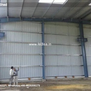 Industrial Shed Design with Strong Roof Structural Design No-0366