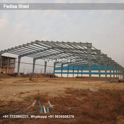 Industrial Shed Design with Contemporary Factory Framework No-0398