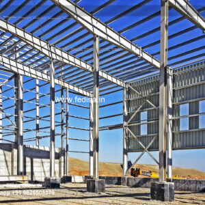 Industrial Shed Design with Spacious Structural Engineering No-0422