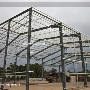Industrial Shed Design with Efficient Warehouse Roofing Systems No-0426