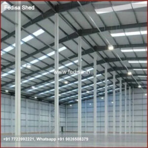 Industrial Shed Design with Attractive Roof Structural Detailing No-0467