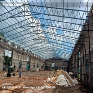Industrial Shed Design with Durable Structural Roofing Panels No-0476