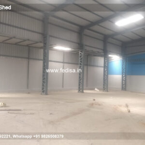 Industrial Shed Design with Modern Roof Engineering Solutions No-0482