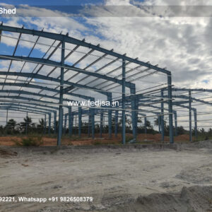 Industrial Shed Design with Heavy Metal Framework No-0533