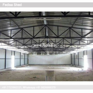 Industrial Shed Design with Heavy Duty Roofing No-0563