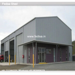 Industrial Shed Design with Spacious Working Area No-0583