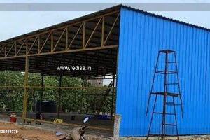 Industrial Shed Design with Strong Industrial Framework No-0614