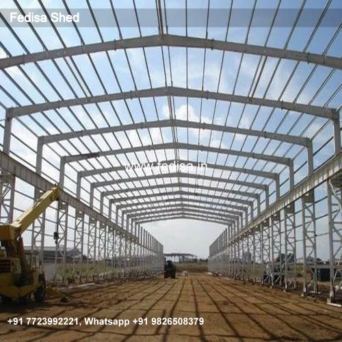 Industrial Shed Design with Stylish Exterior Roofing No-0616