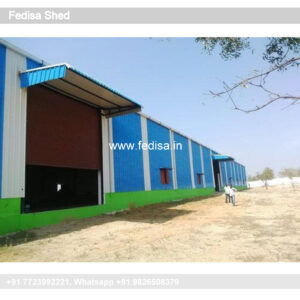 Industrial Shed Design with Modern Steel Support System No-0619