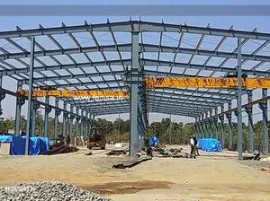 Industrial Shed Design with Durable Roofing Panels No-0651