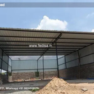 Industrial Shed Design with Durable Steel Roofing Panels No-0669