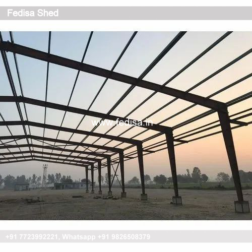 Industrial Shed Design with Wide Structural Framework No-0695