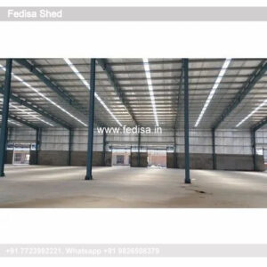Industrial Shed Design with Open Floor Industrial Layout No-0721
