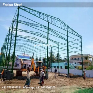 Industrial Shed Design with Attractive Roof Design No-0723