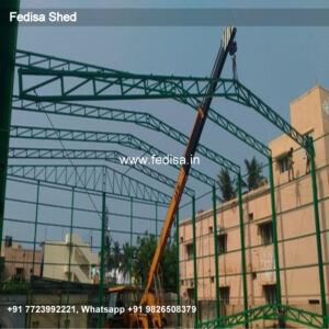 Industrial Shed Design with Strong Structural Components No-0724