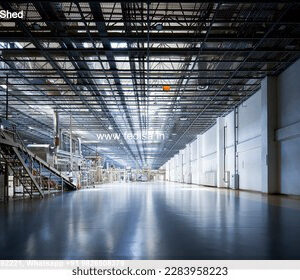 Industrial Shed Design with Strong Industrial Engineering No-0752