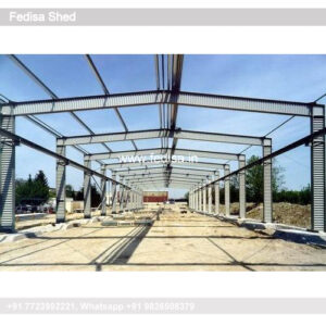 Industrial Shed Design with Efficient Steel Support Layout No-0760