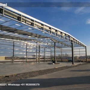 Industrial Shed Design with Spacious Open Interior No-0772
