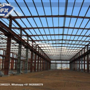 Industrial Shed Design with Modern Steel Roofing Concepts No-0783