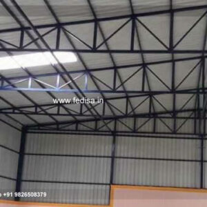 Industrial Shed Design with Heavy Structural Steel Support No-0804