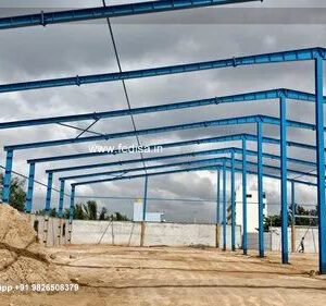 Industrial Shed Design with Spacious Open Span Concepts No-0809