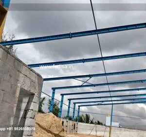 Industrial Shed Design with Durable Roof Framework No-0811